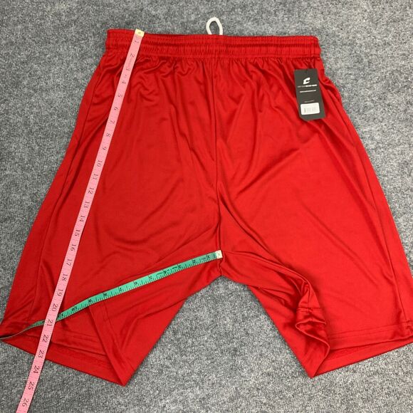 Champro Basketball Shorts Mens L Large Red Pull On Moisture Wicking Performance - Picture 10 of 13